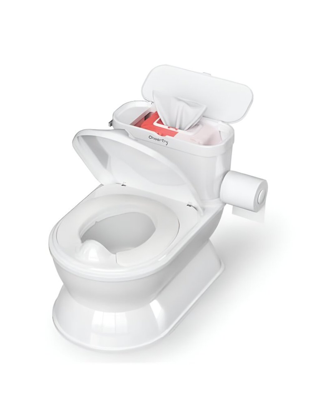 2-in-1 Toddler Potty Training Toilet - Larger Potty Chair & Detachable Training